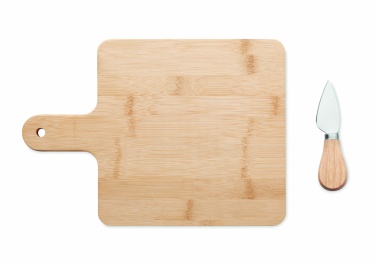Logotrade corporate gift image of: Cheese board set in bamboo Bremen